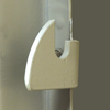 12 gauge latch hook is welded to frame 