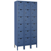 6 Tier 3-Wide - Classic KD Box Locker - MB Marine Blue - In Stock