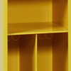 Cubbies are hemmed and beaded to eliminate all sharp edges and to insure child safety