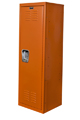 Hoop Orange Teen Locker