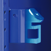Standard:
Our rugged 11 gauge single-point latch is MIG welded to Hollow-T frame
