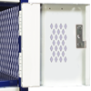 STANDARD:
        Upgrade to Premier Series P.E. lockers which include a 3" wide 18 gauge full height door stiffener and are side hinged.