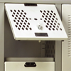 STANDARD:
Top hinged doors with concealed hinge rod are standard for 12 " high and under