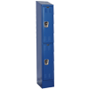 Ready-Built 2 Wardrobe Locker - includes Padlock, Slope Top and Closed Base