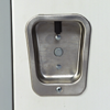 Althletic Team Lockers come standard with Deep Drawn Stainless Steel Handle