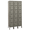 6 Tier 3-Wide - Classic KD Box Locker - HG Dark Gray - In Stock