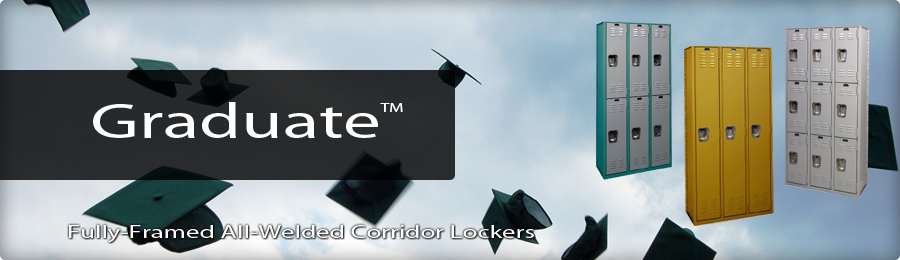 Steel Lockers - Graduate Fully-Framed All-Welded Corridor Lockers