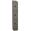 Ready-Built 2 Wardrobe Locker - includes Padlock, Slope Top and Closed Base