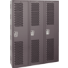 SinglePoint Ventilated All-Welded Locker - Single Tier, 3-Wide