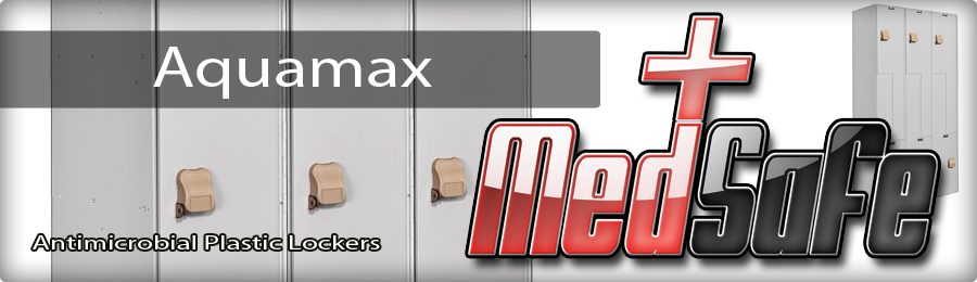 Plastic Lockers - Aquamax Medsafe Antimicrobial Plastic Lockers