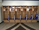 Furman University Basketball Wood Lockers