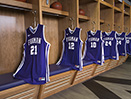 Furman University Basketball Wood Lockers