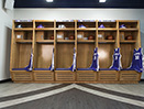 Furman University Basketball Wood Lockers