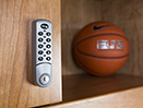 Furman University Basketball Wood Lockers