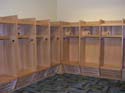 University locker room