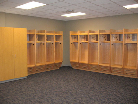 Wood Lockers - Iowa College