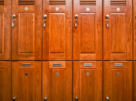 Pine Tree - Wood Lockers