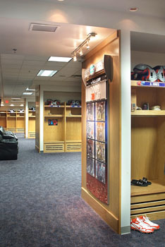 University of Florida Locker Room