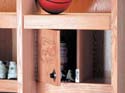Open Front Wood Lockers