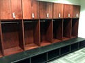 University of South Carolina Tennis Wood Lockers