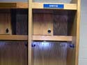 Open Front Sport Wood Lockers
