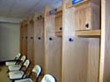 Open Front Sport Wood Lockers