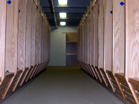 wood lockers