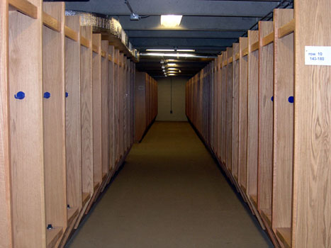 wood lockers