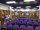 Furman University Lacrosse Wood Lockers