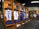 Furman University Lacrosse Wood Lockers