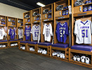 Furman University Lacrosse Wood Lockers