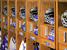 Furman University Lacrosse Wood Lockers