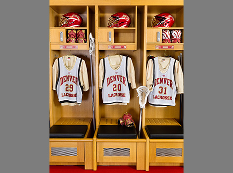 Denver Lacrosse - Wood Lockers
