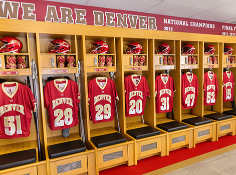 Denver Lacrosse - Wood Lockers