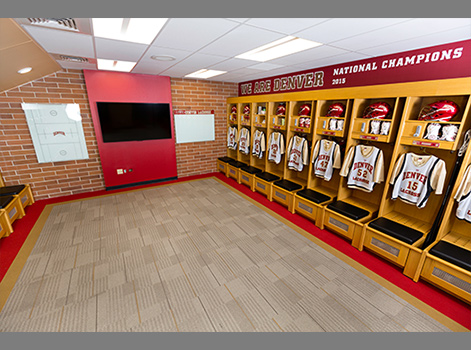 Denver Lacrosse - Wood Lockers