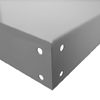Shelving - top and bottom shelves attach with grip-nut bolts