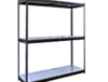 Black RivetWell Boltless Steel Shelving - EZ Deck